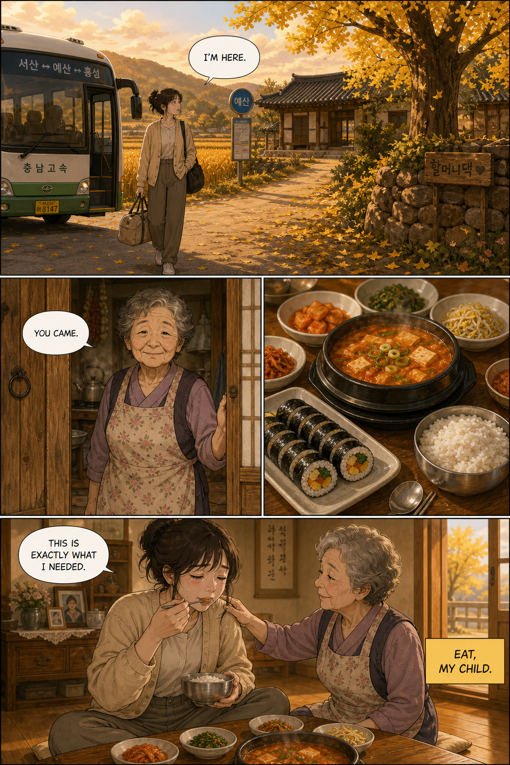 Halmeoni's Kitchen — community manhwa episode generated by Manhwa AI